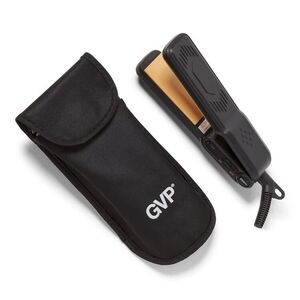 GVP Black and Gold Hair Straightener with Case